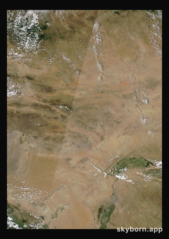 The Earth on 9 July 2017 · Gobi Desert