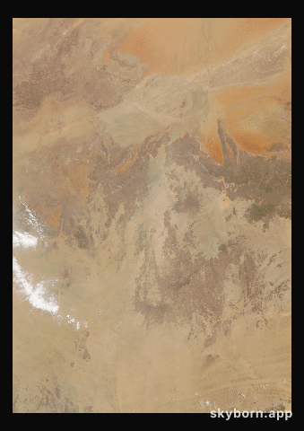 The Earth on 14 July 2017 · Sahara, Algeria