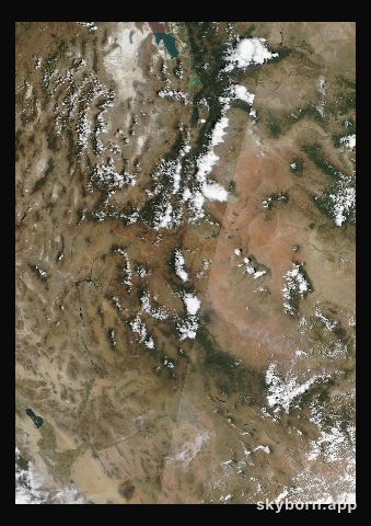 The Earth on 15 July 2017 · Colorado Plateau