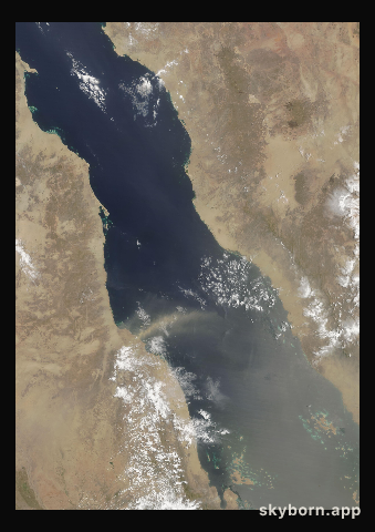 The Earth on 20 July 2017 · Red Sea
