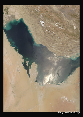 The Earth on 26 July 2017 · Persian Gulf