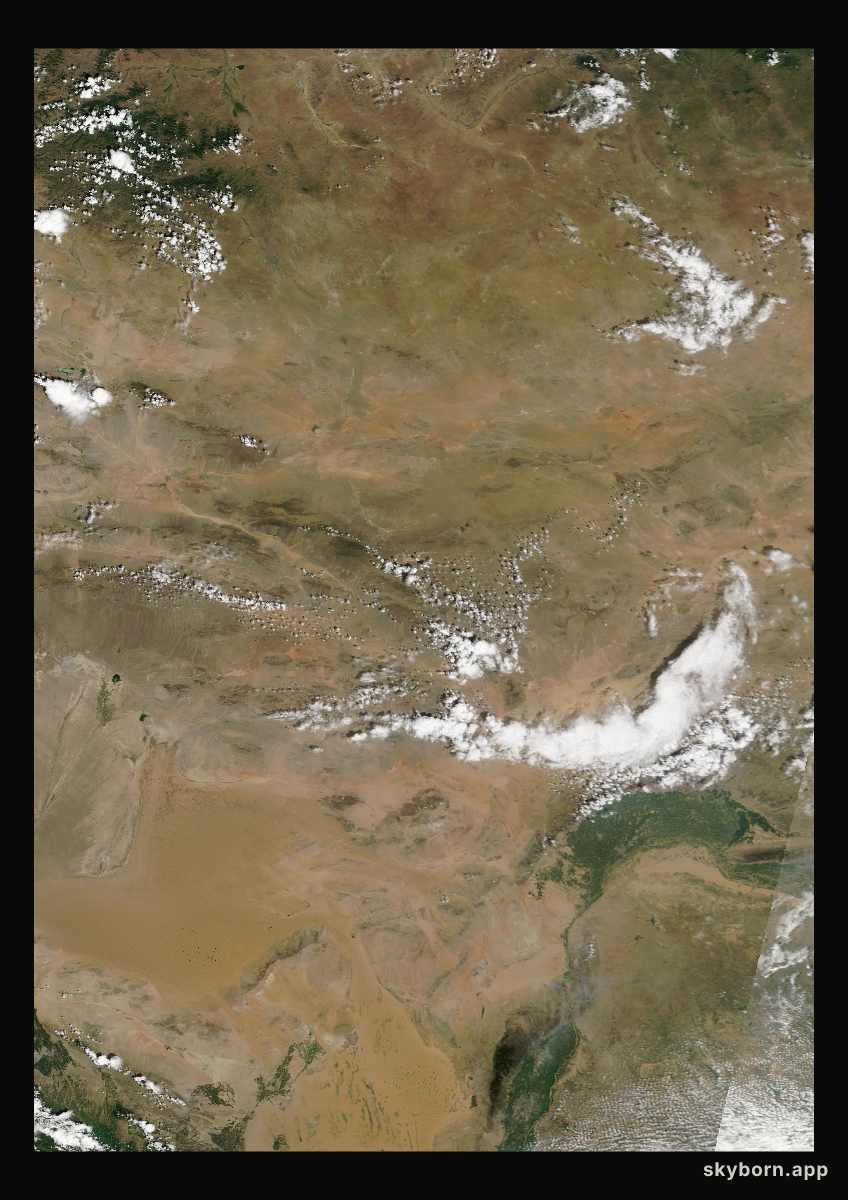 The Earth on 29 July 2017 · Gobi Desert