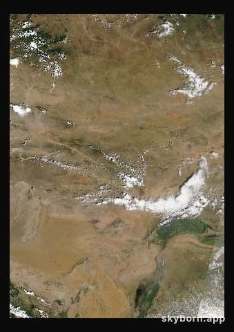 The Earth on 29 July 2017 · Gobi Desert