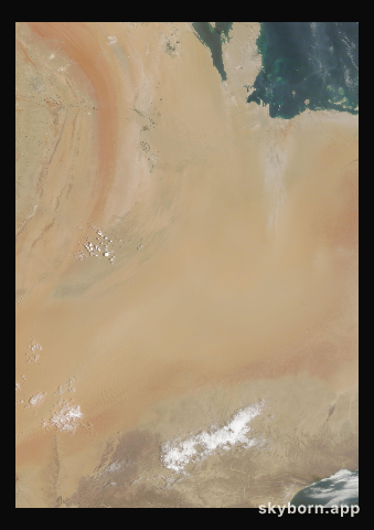 The Earth on 31 July 2017 · Empty Quarter, Arabia