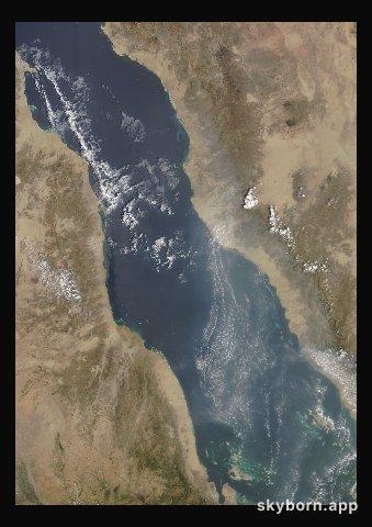 The Earth on 18 September 2017 · Red Sea