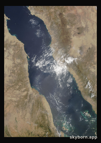 The Earth on 20 September 2017 · Red Sea