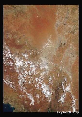 The Earth on 21 September 2017 · Lake Eyre, Australia