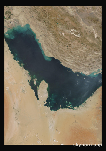 The Earth on 26 September 2017 · Persian Gulf