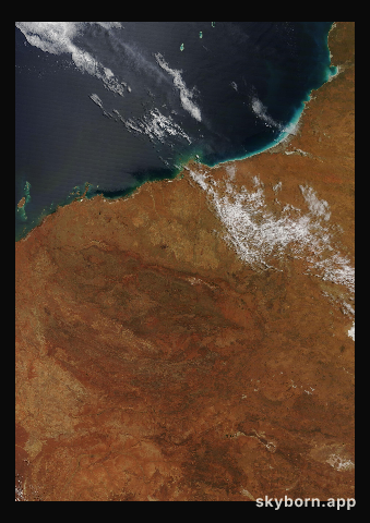 The Earth on 28 September 2017 · Pilbara, Western Australia