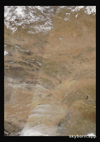 The Earth on 13 October 2017 · Gobi Desert