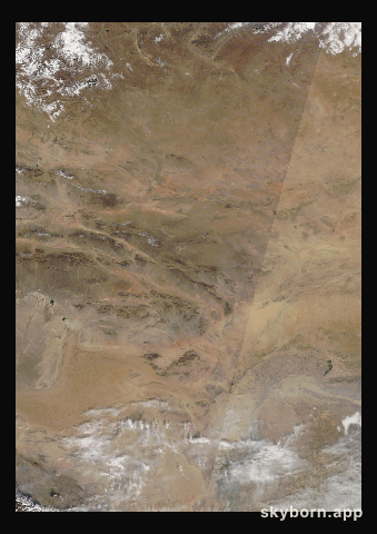 The Earth on 15 October 2017 · Gobi Desert