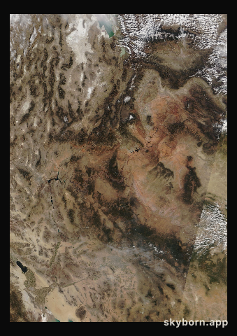 The Earth on 21 October 2017 · Colorado Plateau