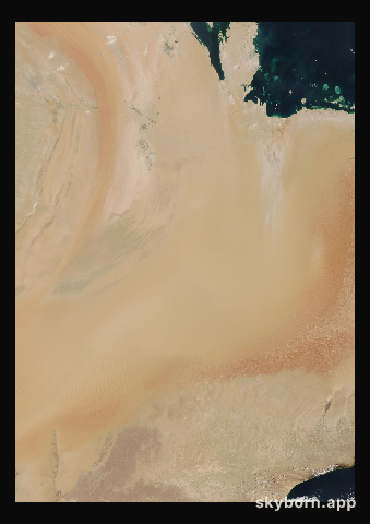 The Earth on 25 October 2017 · Empty Quarter, Arabia