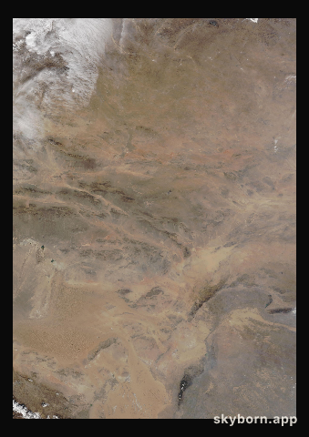 The Earth on 26 October 2017 · Gobi Desert