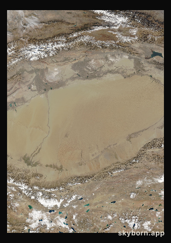The Earth on 3 November 2017 · Taklamakan Desert