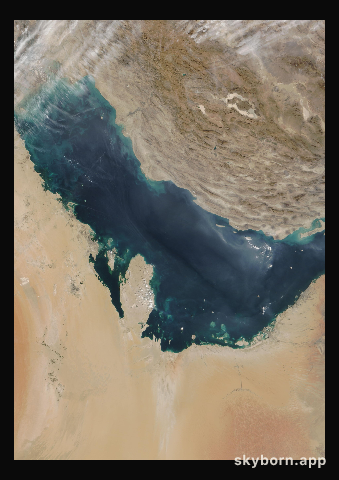 The Earth on 4 November 2017 · Persian Gulf