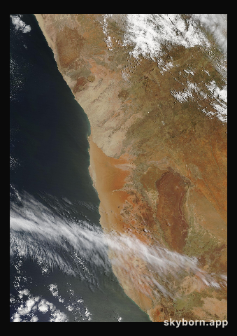 The Earth on 22 November 2017 · Namib Desert