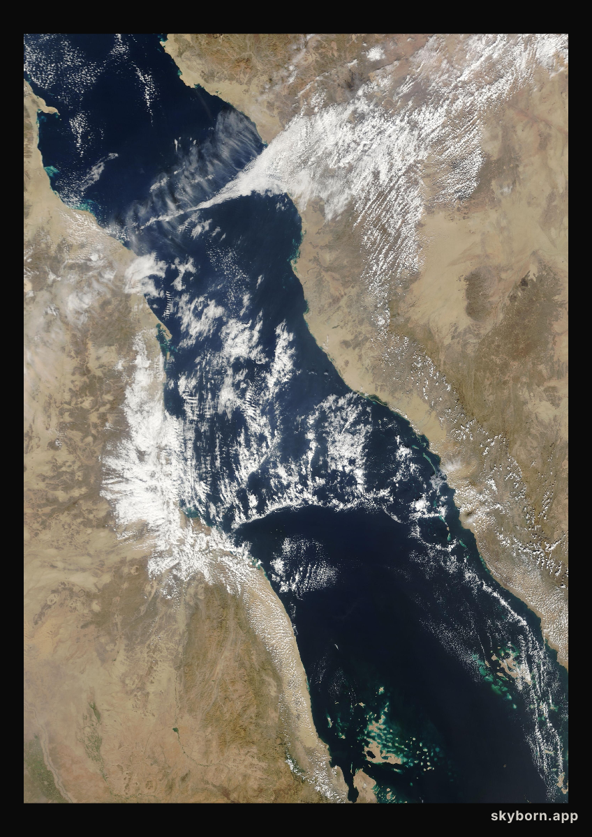 The Earth on 27 November 2017 · Red Sea