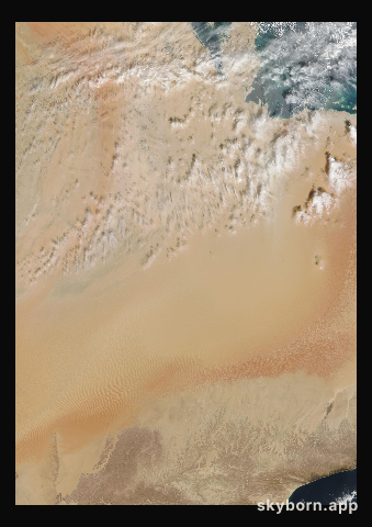The Earth on 8 December 2017 · Empty Quarter, Arabia