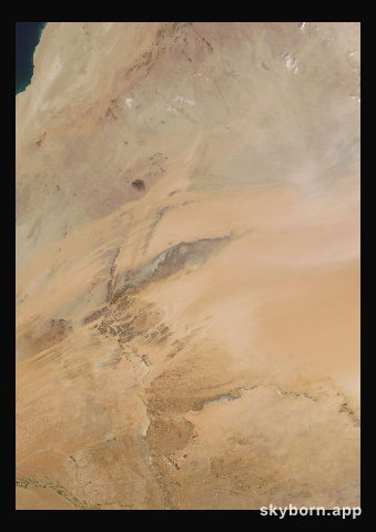 The Earth on 14 December 2017 · Eye of the Sahara, Mauritania