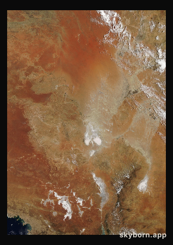 The Earth on 15 December 2017 · Lake Eyre, Australia