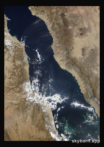 The Earth on 16 December 2017 · Red Sea