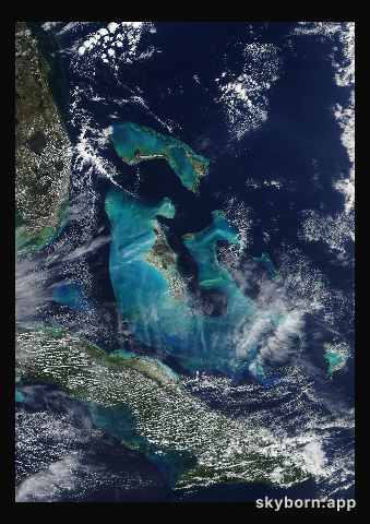 The Earth on 18 December 2017 · Bahamas