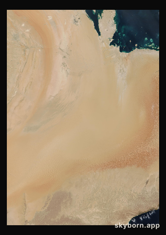 The Earth on 28 December 2017 · Empty Quarter, Arabia