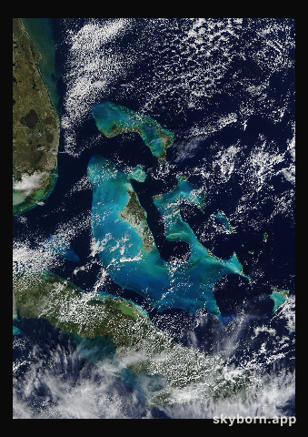 The Earth on 31 December 2017 · Bahamas