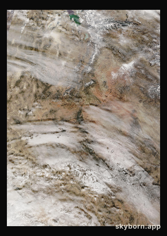 The Earth on 3 January 2018 · Colorado Plateau