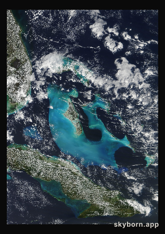 The Earth on 20 February 2018 · Bahamas