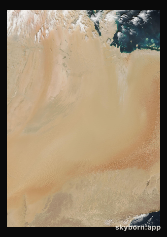 The Earth on 21 February 2018 · Empty Quarter, Arabia