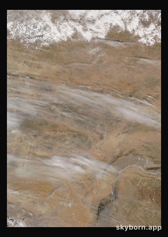 The Earth on 26 February 2018 · Gobi Desert