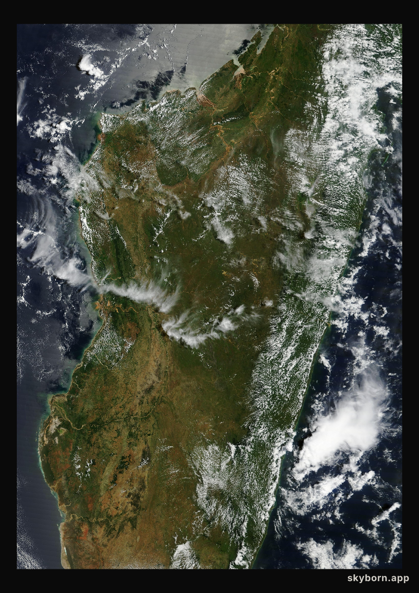 The Earth on 28 February 2018 · Madagascar