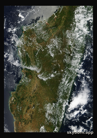 The Earth on 28 February 2018 · Madagascar