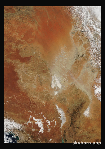 The Earth on 5 March 2018 · Lake Eyre, Australia