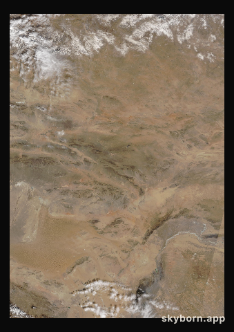 The Earth on 10 March 2018 · Gobi Desert