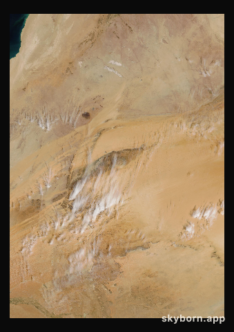 The Earth on 13 March 2018 · Eye of the Sahara, Mauritania