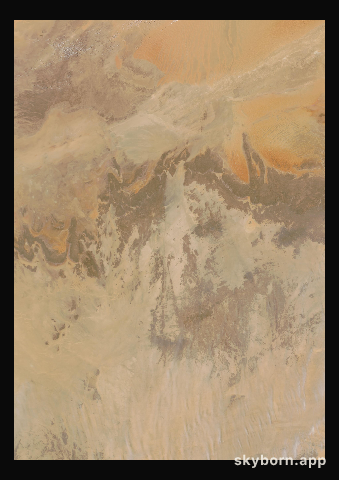 The Earth on 22 March 2018 · Sahara, Algeria