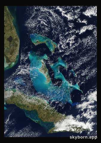 The Earth on 23 March 2018 · Bahamas