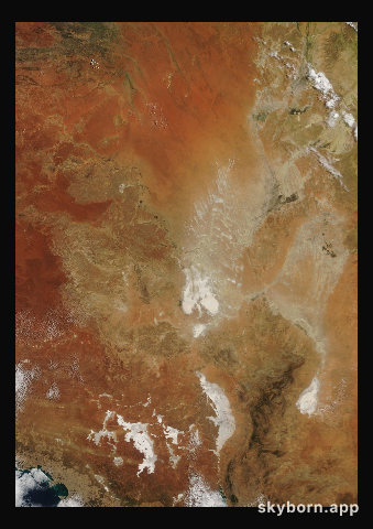 The Earth on 26 March 2018 · Lake Eyre, Australia