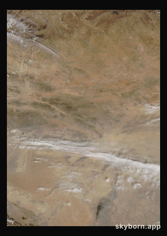 The Earth on 28 March 2018 · Gobi Desert
