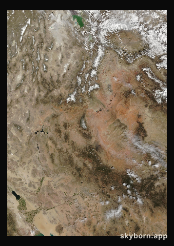 The Earth on 29 March 2018 · Colorado Plateau