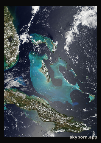 The Earth on 4 April 2018 · Bahamas