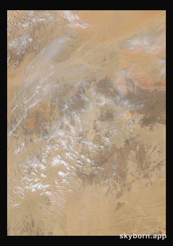 The Earth on 5 April 2018 · Sahara, Algeria