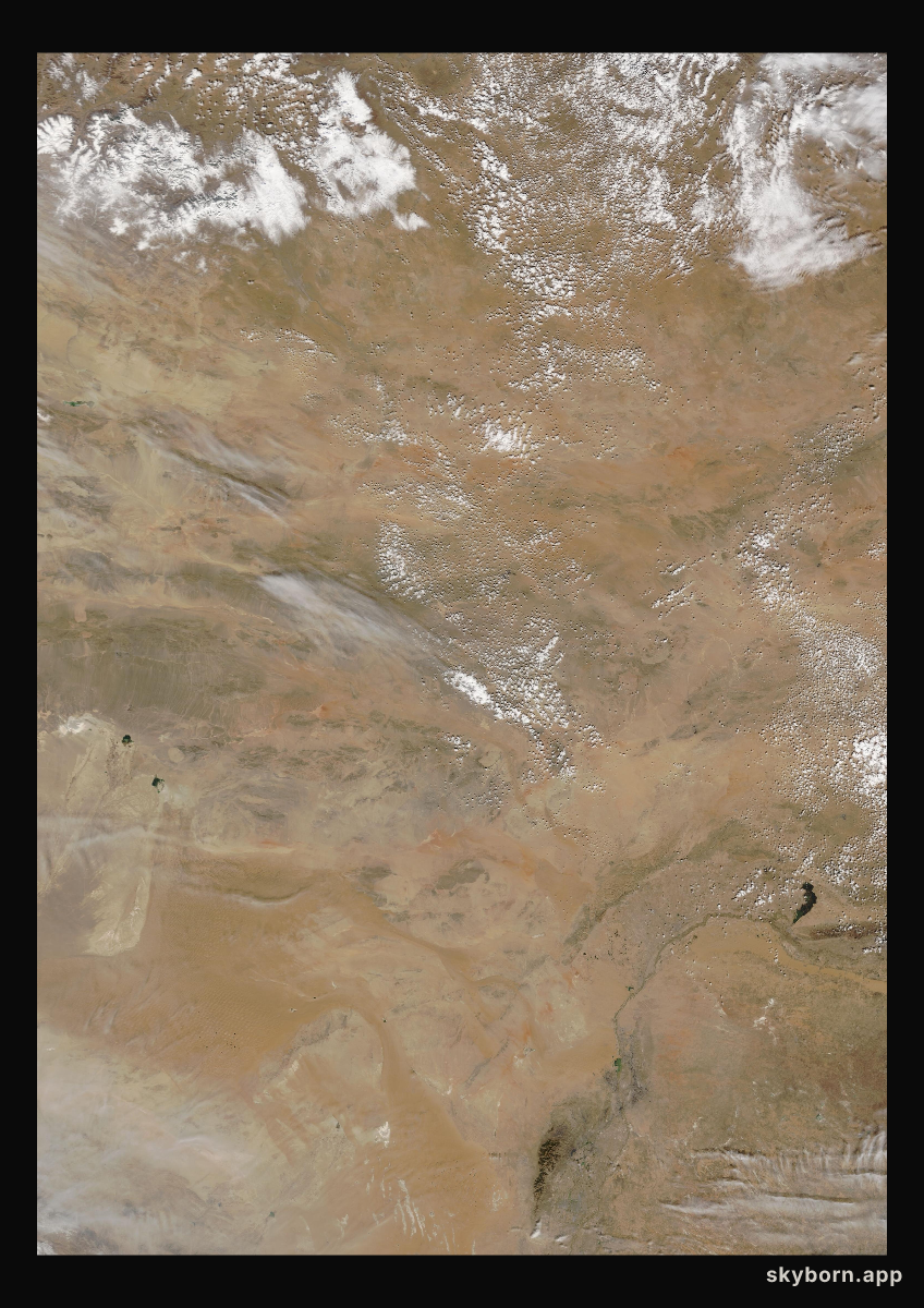 The Earth on 10 April 2018 · Gobi Desert