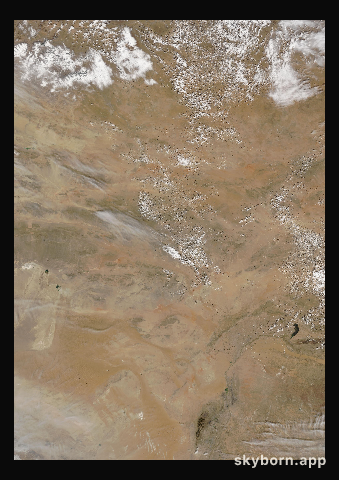 The Earth on 10 April 2018 · Gobi Desert