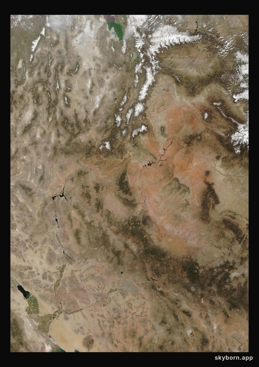 The Earth on 14 April 2018 · Colorado Plateau