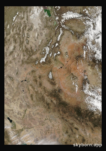 The Earth on 21 April 2018 · Colorado Plateau