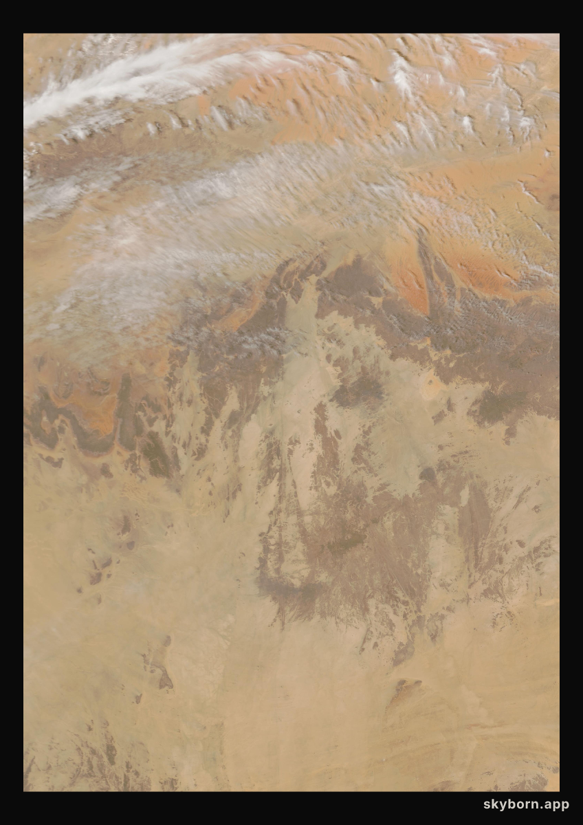 The Earth on 23 April 2018 · Sahara, Algeria